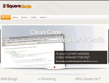Tablet Screenshot of 2squaremedia.com